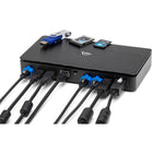OWC - Station d'accueil Thunderbolt Pro 10 ports-Ajoutez plus d'espace d'affichage : connectez deux écrans 4K ou jusqu'à un seul écran 8K via Displayport 1.4