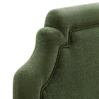 Modway - Magnolia Tissu rembourré Tête de lit King Size - Feuillage-7