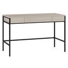 Hudson&Canal - Bureau Evans 48" - Aulne blanc-Un design moderne du milieu du siècle pour votre entrée, votre salon, votre bureau et plus encore