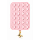 Snug - Support magnétique à ventouses SnugMug Charm avec breloque papillon - rose poudré-Support mains libres pour les photos, les vidéos et les appels vidéo