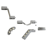 PawHut - étagères murales pour chat 5 pièces avec poteau à griffer, échelle - perchoirs-Comprend des lits circulaires, une échelle, des plateformes et des escaliers courbés 