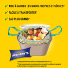 Glad - Petits sacs compostables à cordon coulissant - non parfumés - 10 L - Paquet de 15-À UTILISER DANS LE CADRE DES PROGRAMMES MUNICIPAUX DE COMPOSTAGE là où les sacs compostables sont acceptés. Pour plus de renseignements, consultez le site Web de votre municipalité.