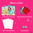 Skillmatics - Foil Fun Disney Princess-Inclut des motifs sur le thème des princesses Disney que les enfants adorent