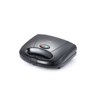 Commercial Chef - Gaufrier mini gaufrier antiadhésif, 750 W - noir-Permet de faire deux gaufres de 10 x 10 cm