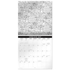 Mead - Calendrier décoratif Rad & Happy 2027, 12 po x 12 po, bilingue-La présentation bilingue convient aux environnements anglais et français