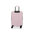 Swiss Mobility - Valise d'enregistrement à coque rigide 26.50po de la collection DXB  - Rose-Support intégré pour AirTag afin de suivre votre bagage (AirTag non inclus)
