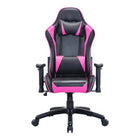 TygerClaw - Chaise de Gaming Dossier Haut pour un Confort Maximum - Rose-Inclinez-vous doucement en arrière et verrouillez le fauteuil dans votre position confortable préférée