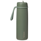 b.box - Bouteille isotherme à couvercle rabattable - 690 ml - Olive-L'isolation triple couche maintient les boissons fraîches jusqu'à 44 heures