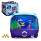 Bitzee - Aquarium Jouet numérique interactif avec 30 poissons virtuels, écran LED & tactile - enfant 5 ans et +-Aquarium numérique interactif : Interagissez avec Bitzee comme jamais auparavant sur un grand écran. Aquarium réagit au toucher : insérez un doigt dans l'aquarium, tapotez, tournez la molette et appuyez dessus, faites éclore des œufs et nourrissez vos animaux avec des accessoires