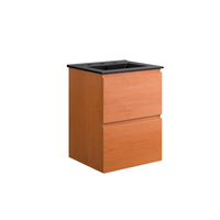 Modway - Scenic Fixation murale de 18" Vanette de salle de bain - Cerise noire-Armoire de toilette murale pour salle de bain