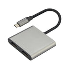 Staples - Tech Adaptateur USB-C vers double HDMI 1.4-Jusqu'à 4K @ 60 Hz : prend en charge la résolution 4K à 60 Hz pour des images nettes et de haute qualité