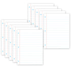 Ashley Productions - ASH97000 Smart Poly PosterMat Pals Économiseurs d'espace - 13" x 9-1/2" - Papier blanc pour cahier - Lot de 10-C'est une affiche, c'est un sous-main, c'est les deux! Parfait pour une taille plus petite pour une utilisation facile en classe, à la maison, au bureau ou en déplacement!