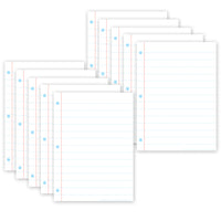 Ashley Productions - ASH97000 Smart Poly PosterMat Pals Économiseurs d'espace - 13" x 9-1/2" - Papier blanc pour cahier - Lot de 10-C'est une affiche, c'est un sous-main, c'est les deux! Parfait pour une taille plus petite pour une utilisation facile en classe, à la maison, au bureau ou en déplacement!