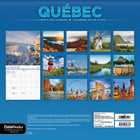 DateWorks - Calendrier Mural 16 Mois 2025 Québec - 12 po x 12 po - Bilingue-Comprend des pages mensuelles de janvier à décembre 2025, ainsi que les 4 derniers mois de 2024.