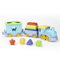 Green ToysTrain Empilable et Triable-Fabriqué à partir de plastique 100 % recyclé