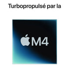 Apple - Mac mini - M4 - 16 Go de mémoire unifiée - 512 Go SSD - Argent-Turbopropulsé par la M4: La puissante puce M4 livre des performances spectaculaires, pour une fluidité et une réactivité hors du commun