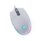 Logitech - Souris de jeu RVB programmable  G203 Prodigy - blanche-Offrez-vous une expérience de gaming supérieure avec un capteur optique de 8 000 PPP sans filtrage ni lissage pour un contrôle et une précision accrus par rapport aux souris d’ordinateur standard avec la souris filaire G203