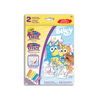 Crayola - Ensemble de casse-tête réutilisable Colour & Erase Bluey-FACILE À TRANSPORTER : Cette activité de voyage pour les enfants et les tout-petits est compacte et facile à transporter pour se divertir en déplacement