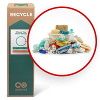 TerraCycle - Séparation de salle de bain - Zero Waste Box - 11 x 11 x 40 - Moyenne-Veuillez nous envoyer  les déchets non organiques produits dans votre salle de bain qui n’a pas de solution de recyclage municipale.