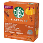 Starbucks - Capsules de café par Vertuo Citrouille épicée torréfaction blonde - Paquet de 8-Recyclables : les capsules Starbucks par Nespresso sont faites d’aluminium et sont entièrement recyclables grâce au programme de recyclage de Nespresso