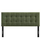Modway - Emily Tissu tapis Tête de lit Queen size, Feuillage-Assemblée requise