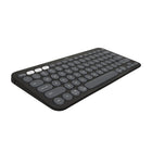Logitech - Pebble Keys 2 K380s clavier sans fil Bluetooth multidispositif, raccourcis personnalisables, fin et portable - Graphite-Défiez l'ennui: avec son design fin, ses multiples coloris et sa technologie plus intelligente, ce clavier Bluetooth de la collection Pebble 2 vous permet d'exprimer vos émotions et de vous démarquer
