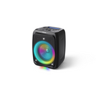 Philips - Haut-parleur de fête Bluetooth TAX3000-120 W max (60 W RMS) et Bass+. Vous aimez les bonnes lignes de basse? Avec son woofer de 8 po et notre technologie exclusive Bass+, les basses de cette enceinte de fête seront profondes, riches et pleines, même si vous écoutez à faible volume en fin de soirée. Vous obtenez 120 W max (60 W RMS) d’un son puissant, et deux tweeters de 2 po font en sorte que les voix ne se contentent pas de chanter, elles prennent leur envol.
