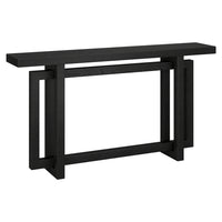 Hudson&Canal - Console Breslow 55" L - Grain noir-Un design transitionnel moderne pour votre entrée, votre salon, votre bureau et plus encore