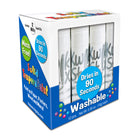 Kwik Stix - TPG60090-2 Bâtons de peinture à la tempera solide - paquet de couleur unique - blanc - 12 par paquet - 2 paquets-Idéal pour les projets nécessitant le remplacement de certaines couleurs plus rapidement que d'autres.