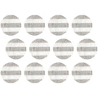 Maxwell & Williams - Collectif de Sous-verre Ronde Beige/Blanc Marbre Sous-verre - Paquet de 12-Fabriqué en céramique résistant à la chaleur