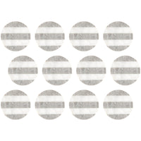 Maxwell & Williams - Collectif de Sous-verre Ronde Beige/Blanc Marbre Sous-verre - Paquet de 12-Fabriqué en céramique résistant à la chaleur