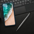 Cross - Stylo à bille double fonction Tech2 avec stylet, laque métallique avec noir brillant - Gris titane-Compatible avec la plupart des appareils à écran tactile capacitif