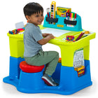Simplay3 - Bureau artistique créatif pour enfants-Tapis sensoriel pour les pieds agités