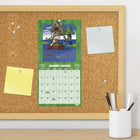 DateWorks - 2026 Mini Calendrier Mural 16 Mois - 7 po x 7 po - Minecraft - Bilingue -Comprend des pages mensuelles de janvier à décembre 2026, ainsi que les 4 derniers mois de 2025