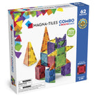 MAGNA-TILES - Ensemble de construction magnétique Combo 62 pièces-Ce Qui Est Inclus: 2 triangles isocèles mircoMAGS, 4 triangles équilatéraux mircoMAGS, 8 triangles droits mircoMAGS, 32 carrés mircoMAGS, 4 triangles isocèles, 12 carrés. 