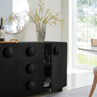 Modway - Sonnet 57" Armoire de rangement de buffet - Noir-Étagères ajustables