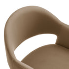 Modway - Talia 37 pouces Cuir végane Tabouret de comptoir - Taupe-8