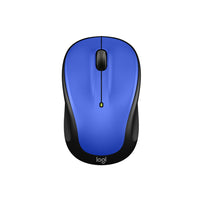 Logitech - Souris sans fil M325s - bleu-Basée sur la forme la plus vendue au monde, la conception incurvée dotée d'un revêtement souple fait le bonheur de vos mains, même après une utilisation prolongée