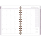 Cambridge - Agenda scolaire hebdomadaire/mensuel Madison 2025-2026 - 8 1/2 po H x 5 1/2 po l - violet - bilingue-Cet agenda présente une couverture qui peut être personnalisée pour une touche personnelle, vous permettant d'ajouter votre propre touche unique. Pour personnaliser, insérez simplement votre propre page de couverture dans la pochette avant transparente
