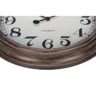 Monarch Specialties - Horloge - 20 po Rond - Horloge Murale - Brun Antique - Transitionnel-Aucun assemblage n'est nécessaire, il suffit d'insérer une pile 1xAA (non incluse) pour obtenir un accent mural décoratif sans problème