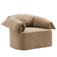 Modway - Lark Slipcover Tissu Grand fauteuil - Amande-Fauteuil couvert