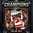 Frameworth - Cadre photoglass de Taylor Hall 16x20 des Carolina Hurricanes champions Coupe Stanley 2026 - 18 po l x 22 po H-Photo sous licence officielle NHL et NHLPA : cadre PhotoGlass de Taylor Hall 16x20 des Carolina Hurricanes champions de la Coupe Stanley 2026 motif bouclier pour les amateurs et collectionneurs des Carolina Hurricanes