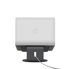 ShoppingAll - Support ergonomique pour ordinateur portable avec base pivotante à 360°- Gris-6