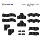 Connetix - Routes Pack, de Rampes et Intersections, Contenant 16 Pièces-Encourageant la créativité et l'imagination, les enfants sont exposés aux concepts d'apprentissage stiam comme le magnétisme, la gravité, la force et plus encore, tout en jouant