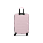 Swiss Mobility - Valise d'enregistrement à coque rigide 30.50po de la collection DXB  - Rose-Support intégré pour AirTag afin de suivre votre bagage (AirTag non inclus)