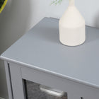 HOMCOM - Buffet empilable 42 po L - gris clair-Le buffet compact est parfait pour un petit espace de salle à manger 