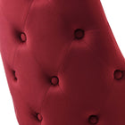 Modway - Adorn Performance Velvet Fauteuil d’appoint de salle à manger Ensemble de 2 - Marron-Capacité du poids de la chaise : 300 lbs.