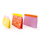 Sully - Ensemble de 3 sacs à collation PEVA -Floral-4