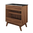 Modway - Soma 30" Vanette de salle de bain - Noir noyer-8