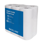 Baseline - Essuie-tout - Paquet de 6-Blanchi sans chlore pour un choix respectueux de l'environnement